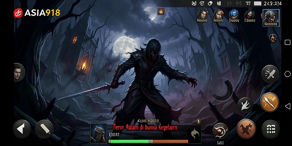 Tampilan gameplay ASIA918 yang mencekam dan menegangkan.