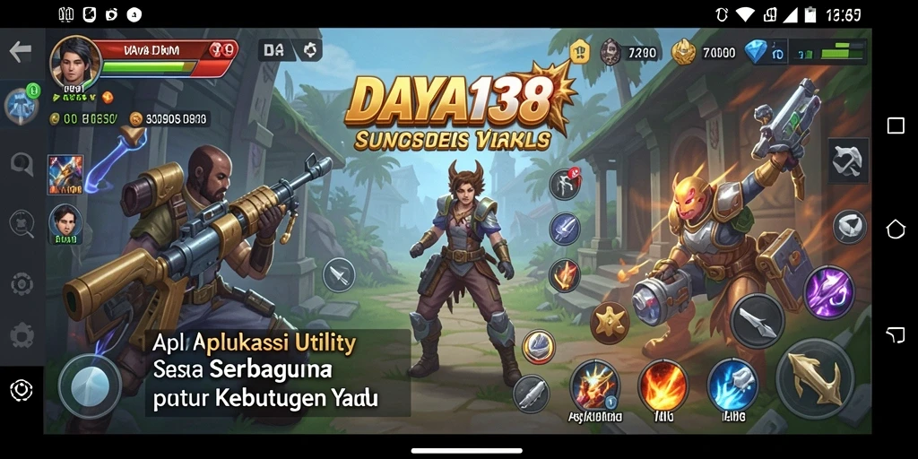 Tampilan antarmuka <strong>DAYA138</strong> yang bersih dan intuitif.