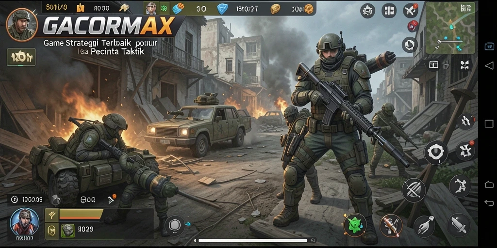 Tampilan gameplay GACORMAX yang seru dan strategis.