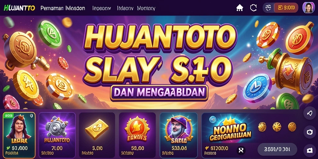 Screenshot gameplay HUJANTOTO yang seru dan menegangkan.