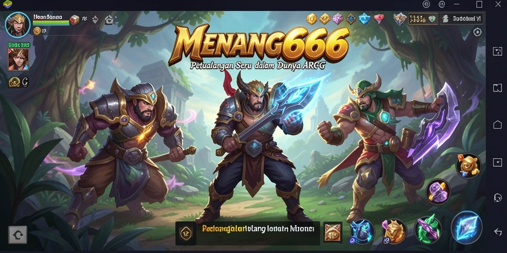 Tampilan gameplay ARPG yang mendebarkan di MENANG666.