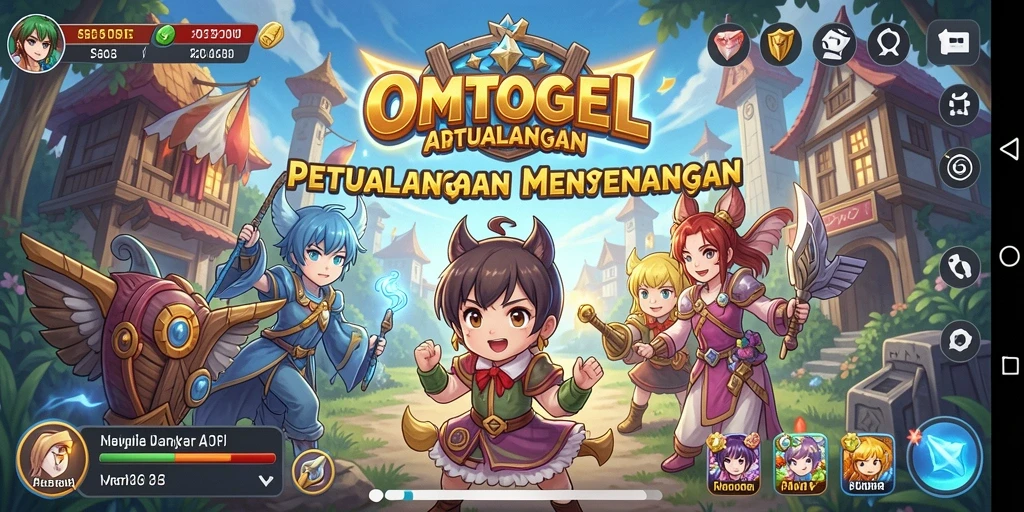 Tampilan menakjubkan dari gameplay OMTOGEL yang sarat dengan elemen Anime.