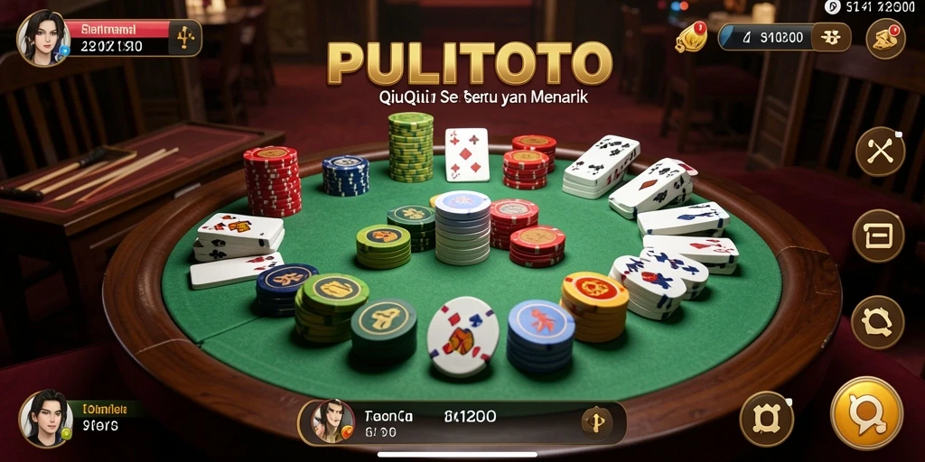 Tampilan menarik dalam permainan QiuQiu PULITOTO.