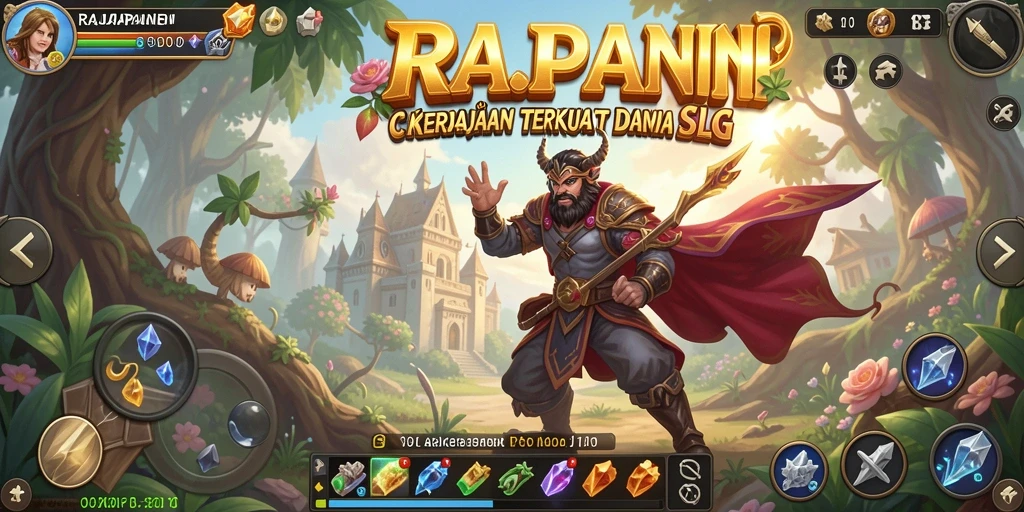 Menampilkan gameplay seru dan strategi mendalam di RAJAPANEN.