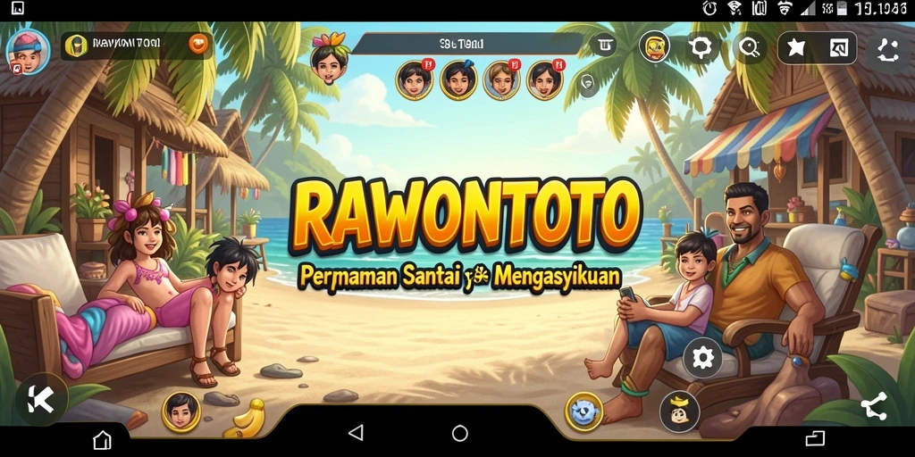 Tampilan gameplay di <strong>RAWONTOTO</strong> yang ceria dan mengasyikkan.