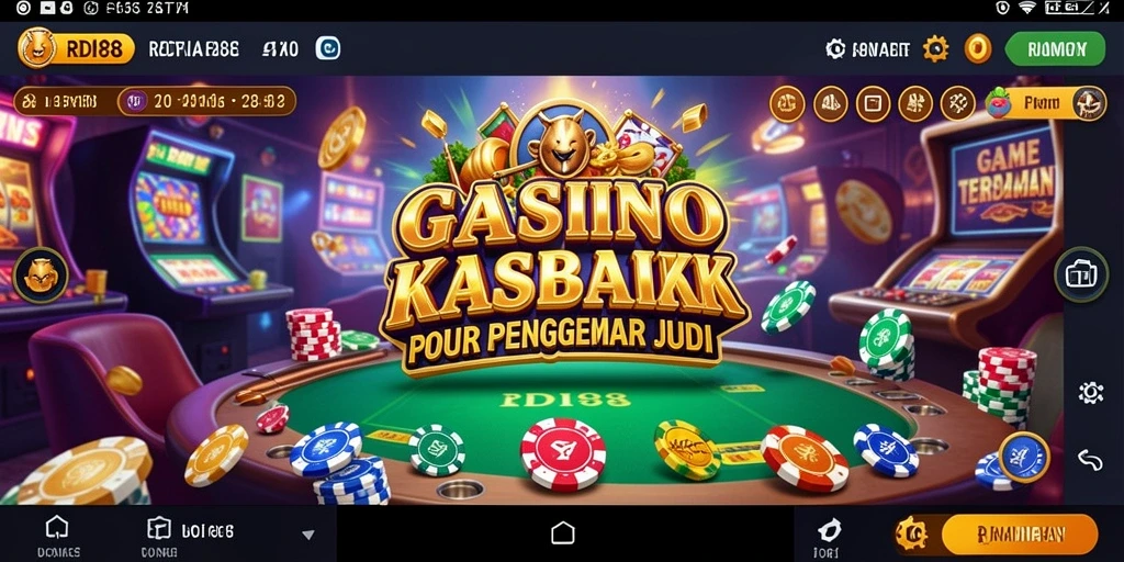 Screenshot menunjukkan antarmuka permainan slot yang menawan di RDI88.