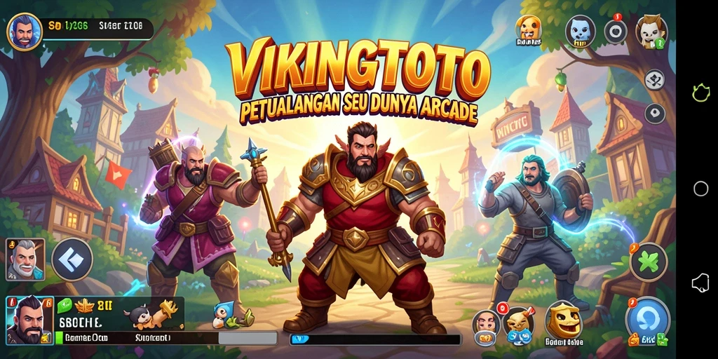 Gameplay seru VIKINGTOTO dalam aksi penuh warna.